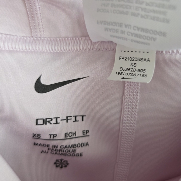 Nike Womens Dri-Fit Tennis Skort Pink Stripe Skirt Shorts DJ3620-695 Size XS - Picture 6 of 11